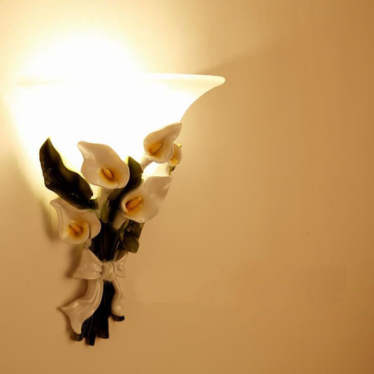 LilyGlow | Elegant Blomster Væglampe