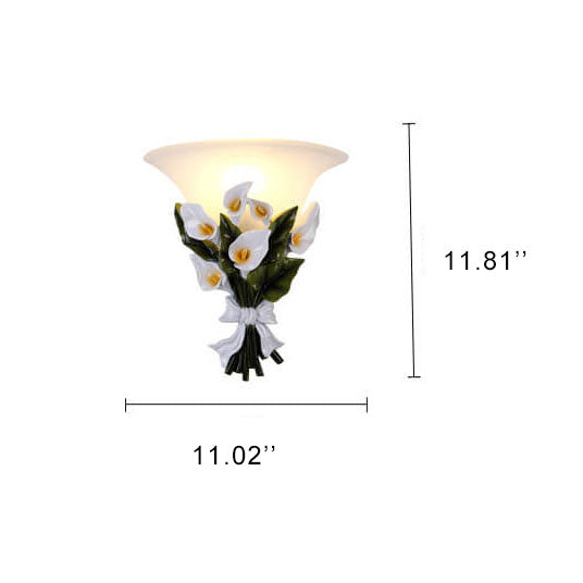 LilyGlow | Elegant Blomster Væglampe