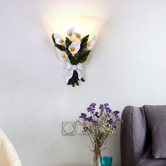 LilyGlow | Elegant Blomster Væglampe