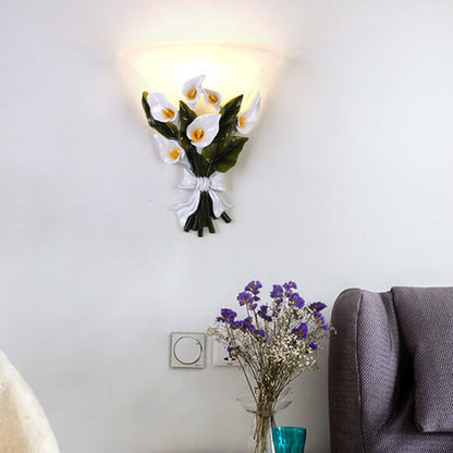 LilyGlow | Elegant Blomster Væglampe