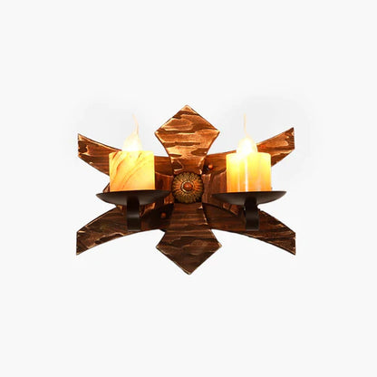 LodgeGlow | Twin Lantern Rustik Væglampe