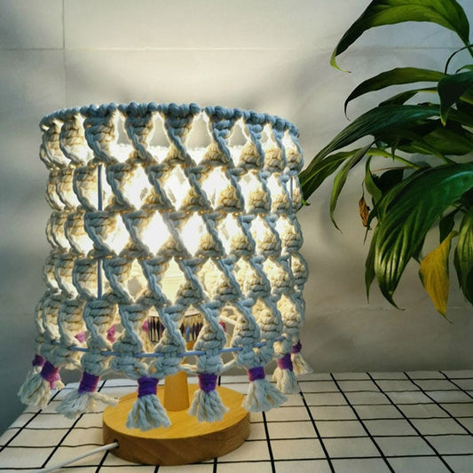LoomLight | Kunstnerisk Reb Bordlampe