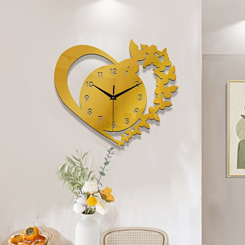 LoveFlora | Minimalistisk Hjerte- & Sommerfugleur