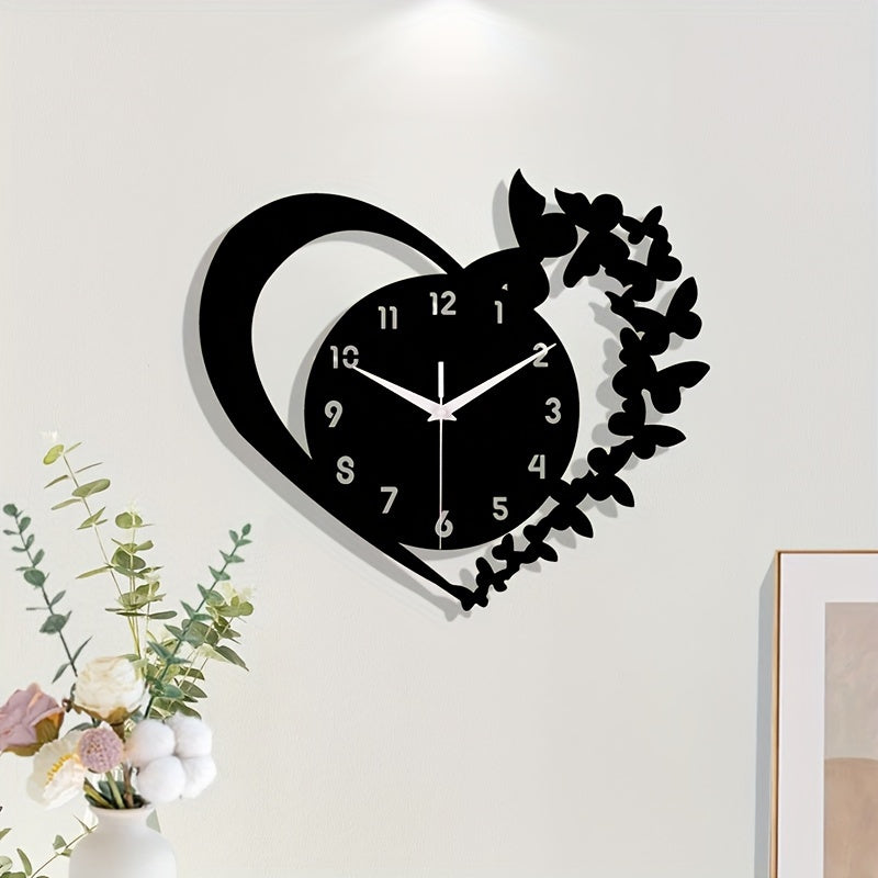 LoveFlora | Minimalistisk Hjerte- & Sommerfugleur