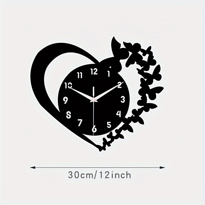 LoveFlora | Minimalistisk Hjerte- & Sommerfugleur