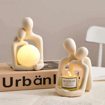 LoveLight | Klassisk Romantisk Omfavnelse Statue Lampe