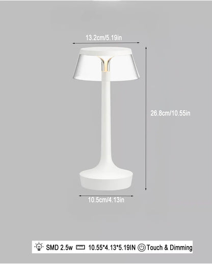 LumeGlass | Slank Transparent LED Lampe
