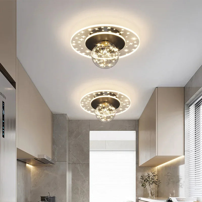 LumenAura | Stilfuld Veranda Lysekrone med LED