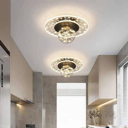 LumenAura | Stilfuld Veranda Lysekrone med LED