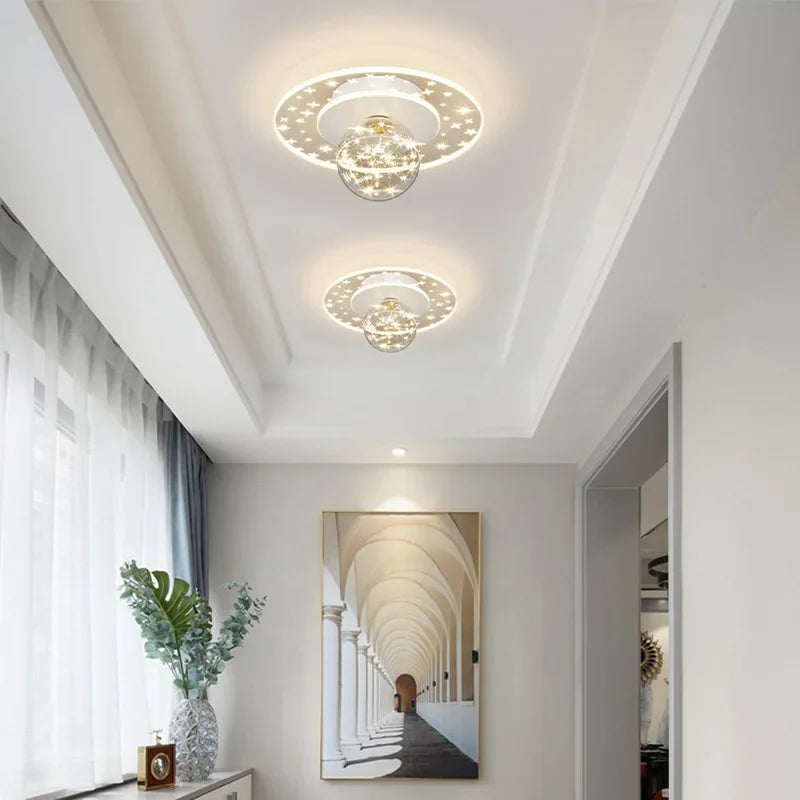 LumenAura | Stilfuld Veranda Lysekrone med LED