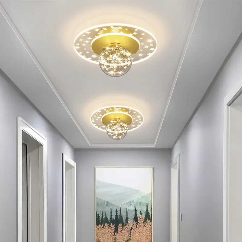 LumenAura | Stilfuld Veranda Lysekrone med LED