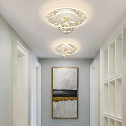 LumenAura | Stilfuld Veranda Lysekrone med LED
