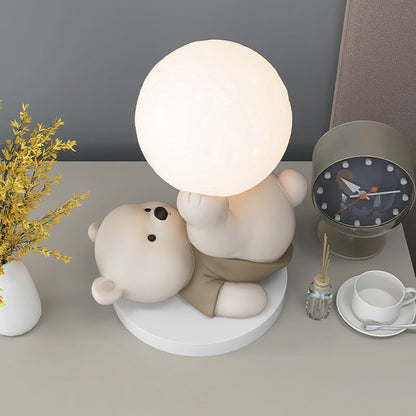 LumiBear | Hyggelig Månebjørn Bordlampe