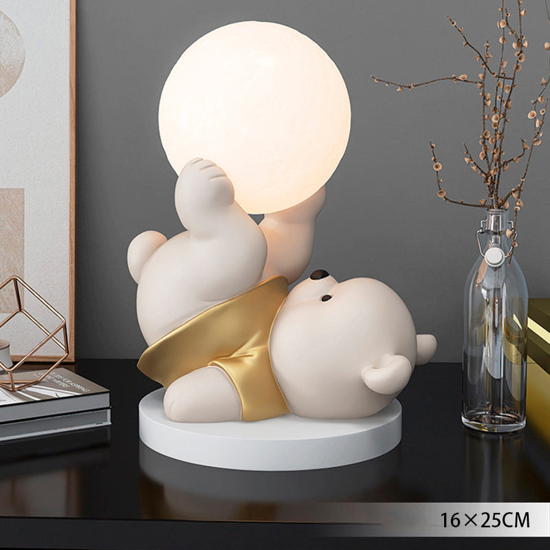 LumiBear | Hyggelig Månebjørn Bordlampe