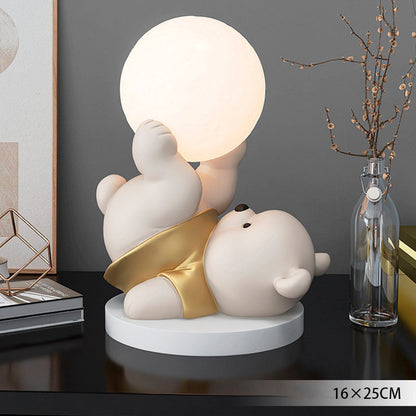 LumiBear | Hyggelig Månebjørn Bordlampe