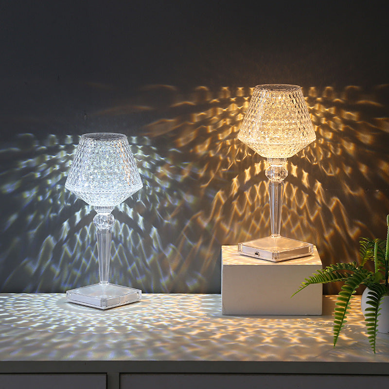 LumiCryst | Strålende Krystal Bordlampe
