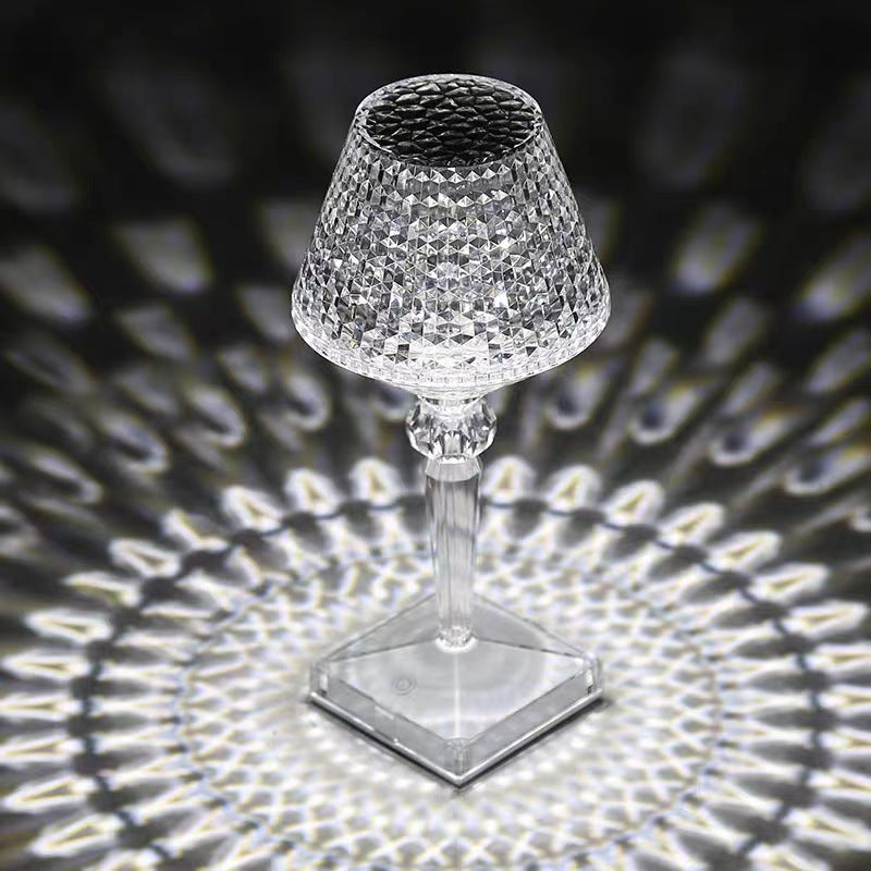 LumiCryst | Strålende Krystal Bordlampe