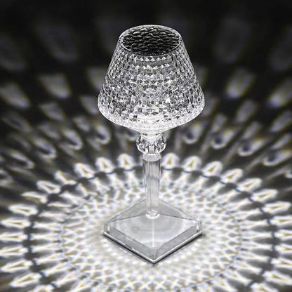 LumiCryst | Strålende Krystal Bordlampe