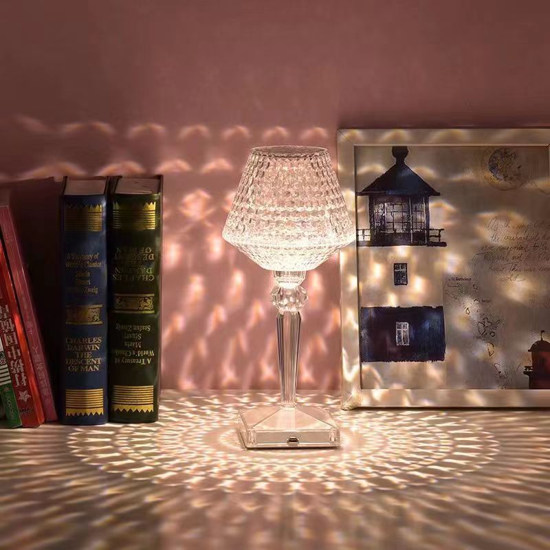 LumiCryst | Strålende Krystal Bordlampe