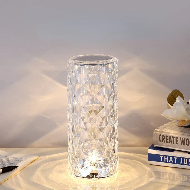 LumiCrystal | Strålende Krystallys Lampe