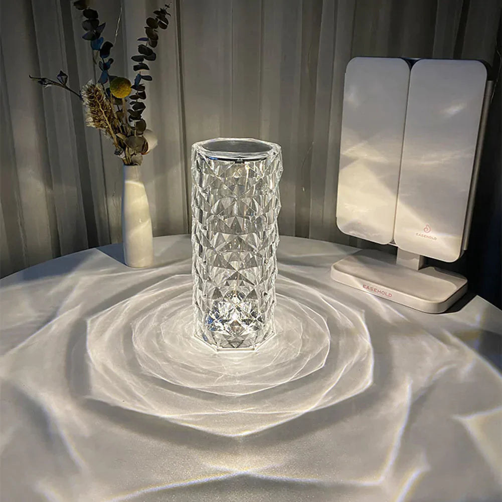 LumiCrystal | Strålende Krystallys Lampe