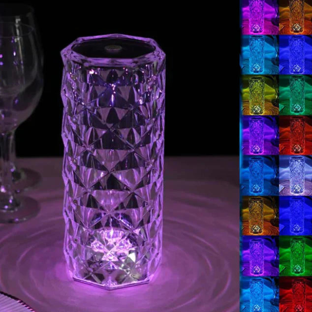 LumiCrystal | Strålende Krystallys Lampe