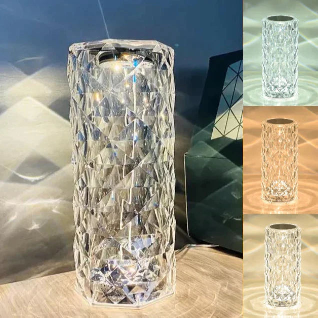 LumiCrystal | Strålende Krystallys Lampe