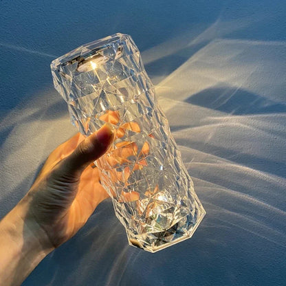 LumiCrystal | Strålende Krystallys Lampe
