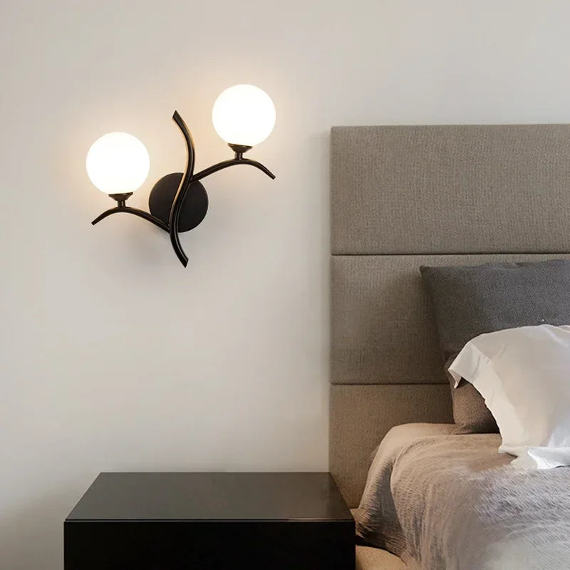 LumiForm | Moderne LED Væglampe i Glassten
