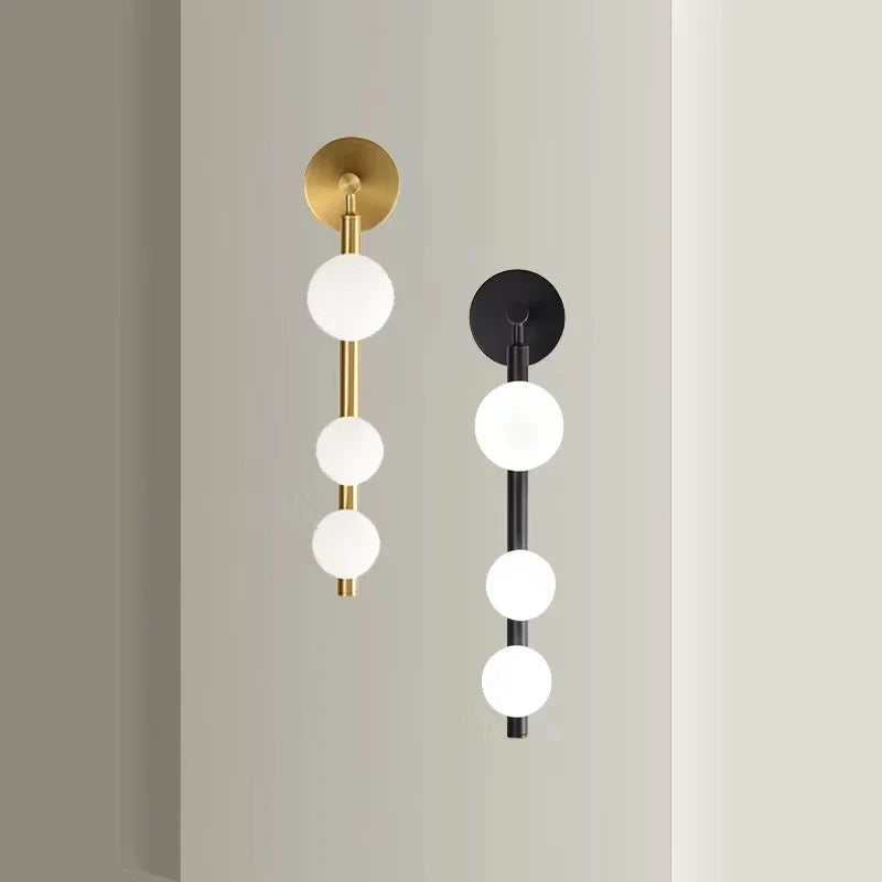 LumiPearl | Moderne Glaskugle Væglampe
