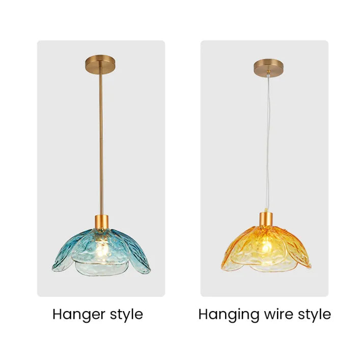 LumiPetal | Strålende Blomsterloftlampe med Naturinspireret Design