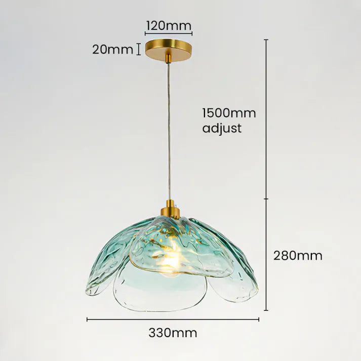 LumiPetal | Strålende Blomsterloftlampe med Naturinspireret Design