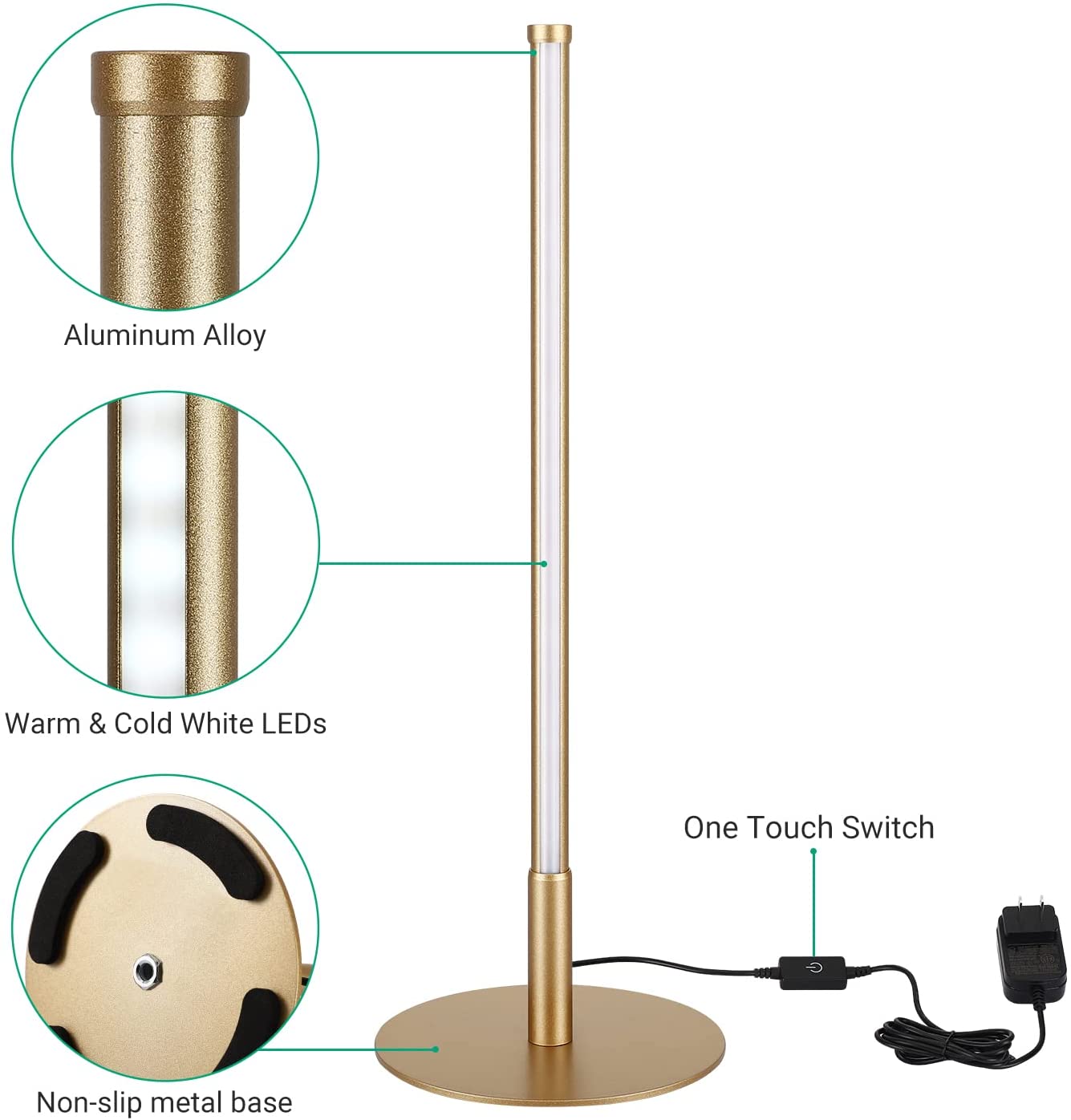 LumiTube | Slank Accent Bordlampe