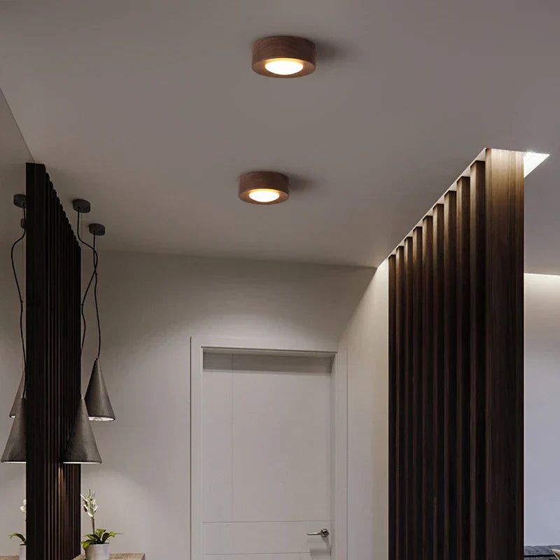 LumiWood | Minimalistisk LED Loftslampe