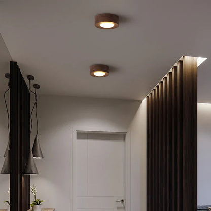 LumiWood | Minimalistisk LED Loftslampe