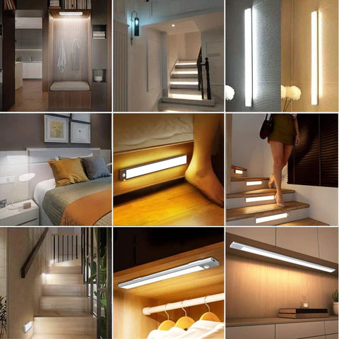 Lumilux | Trådløs LED Lampe med Sensor og Tre Lysfarver til Hjemmet