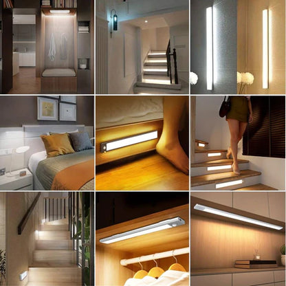 Lumilux | Trådløs LED Lampe med Sensor og Tre Lysfarver til Hjemmet