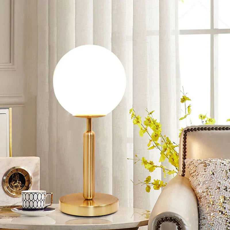 LunaLux | Minimalistisk Glas Kugle Lampe
