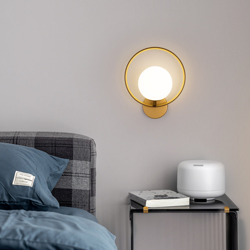 LunaRing | Elegant, Rund LED Væglampe