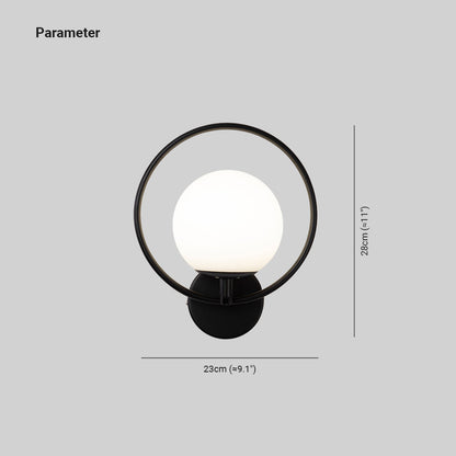 LunaRing | Elegant, Rund LED Væglampe