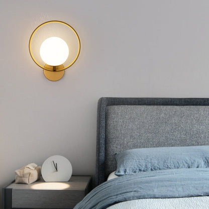 LunaRing | Elegant, Rund LED Væglampe