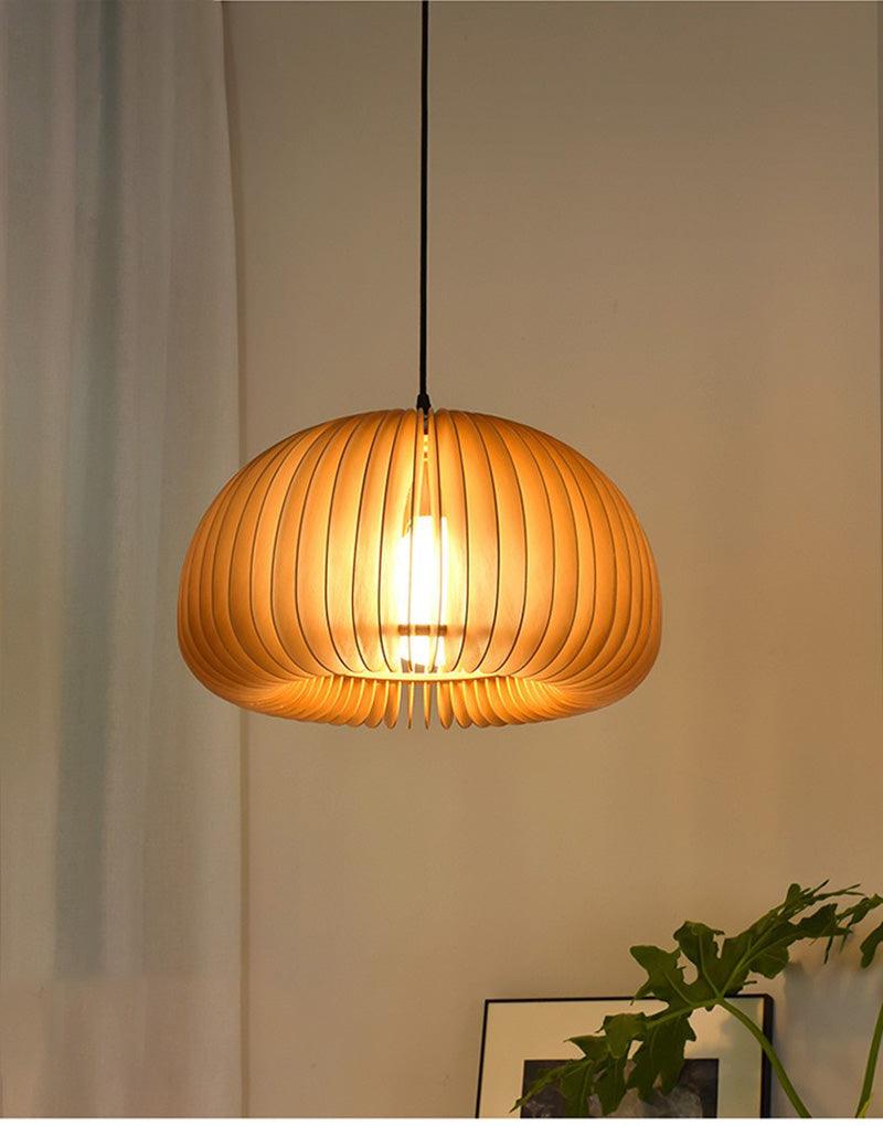 LunaWood | Moderne Kurvet Loftlampe