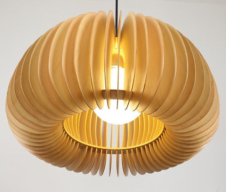 LunaWood | Moderne Kurvet Loftlampe