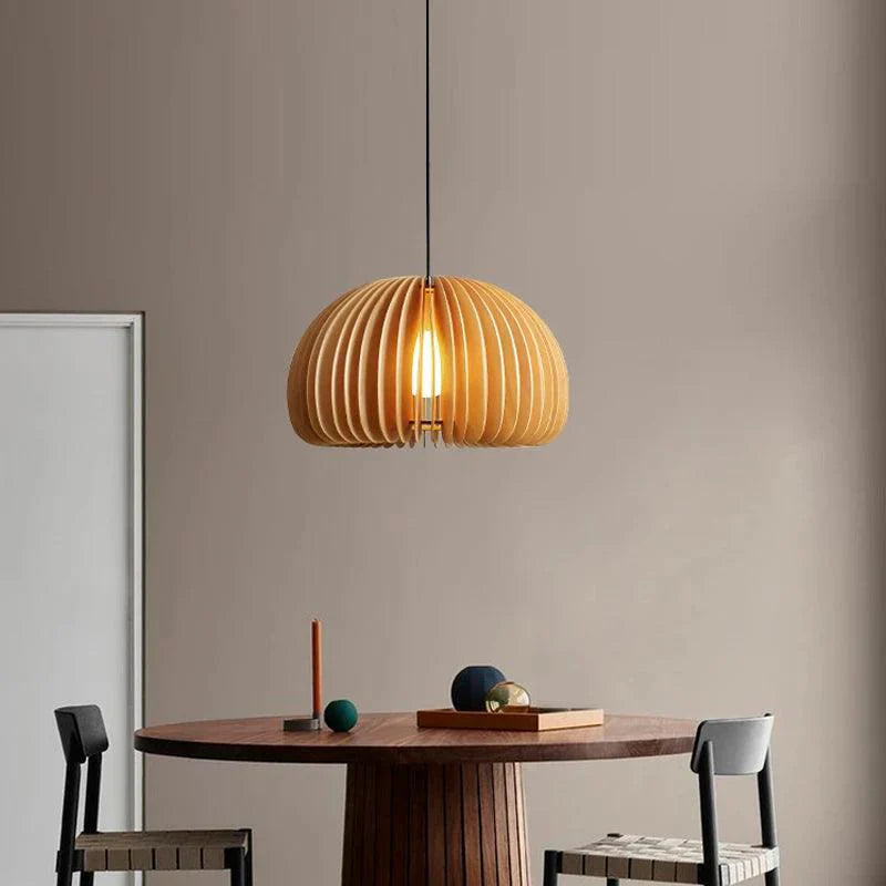 LunaWood | Moderne Kurvet Loftlampe