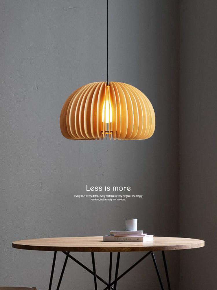 LunaWood | Moderne Kurvet Loftlampe