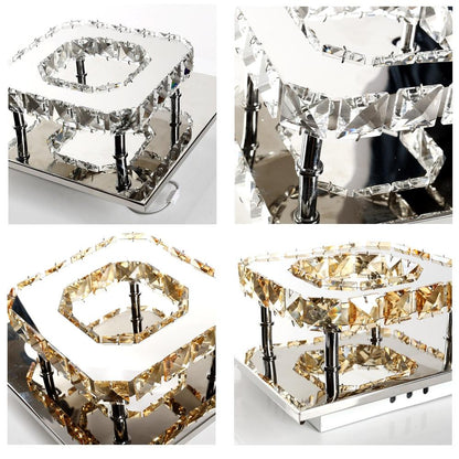 LuxeAura | Glitrende Krystal Loftlampe