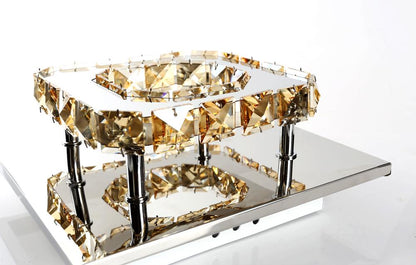 LuxeAura | Glitrende Krystal Loftlampe