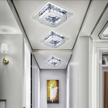 LuxeAura | Glitrende Krystal Loftlampe