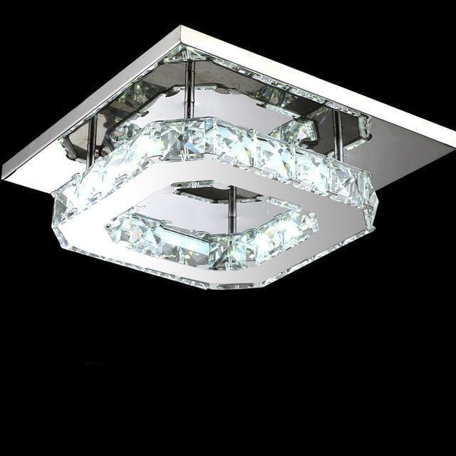 LuxeAura | Glitrende Krystal Loftlampe
