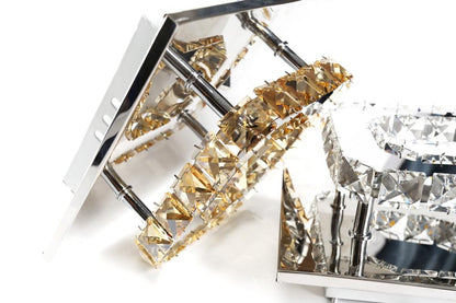 LuxeAura | Glitrende Krystal Loftlampe